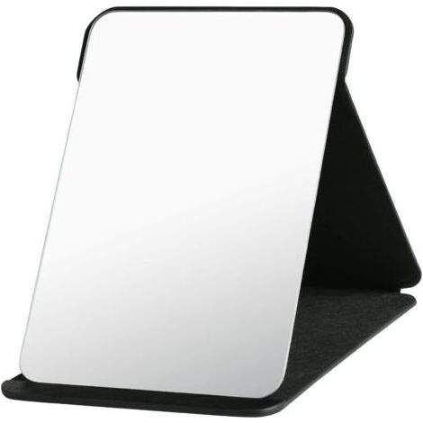 Miroir de Maquillage, Portable Table Miroir Pliable Super HD Multi Angle Pliant en Cuir PU Facile à Transporter Miroirs de Voyage Ultra Fin et Durable Pliable, 25.5x18cm (1/5)