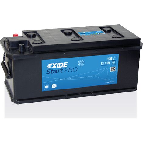 BATTERIE EXIDE CV RANGE DB8 12V 135AH 1000A 514X175X210 +G EG1355 (1/2)