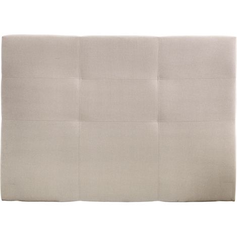 Tête de lit déco recouverte de tissu  Beige - 180 lit
