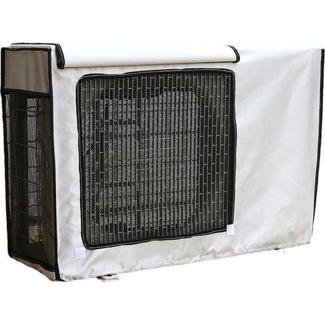 Housse Climatiseur Exterieur, Climatiseur, Protection pour Climatiseur, Anti Poussière Anti Neige Imperméable Résistant Au Soleil (1/4)