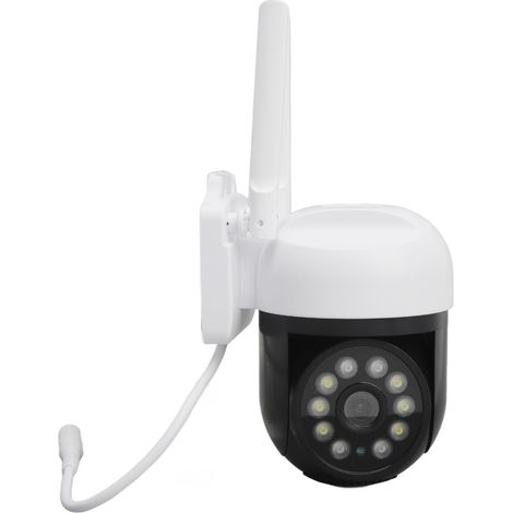 Caméra de surveillance HD 1 MP, vision nocturne LED 360°, projecteur 1920 x 1080, suivi de mouvement, Wi-Fi 1080p, prise UE 100-240 V (1/5)