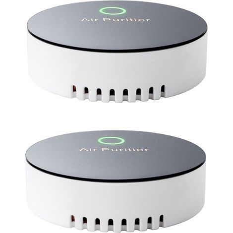 Purificateur Portable de Bureau USB, Purificateur D'Air HEPA pour Poussière, Animaux Domestiques, Squames, Pollen, Odeur de Fumée (1/4)