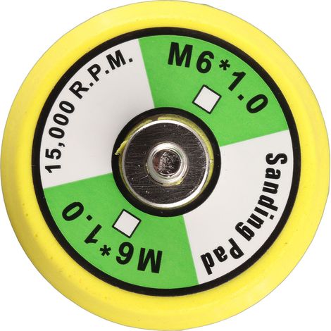 Support de ponçage autocollant pour ponceuse pneumatique, disque papier abrasif polissage (2in) (1/5)
