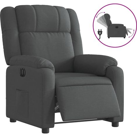 Maison Exclusive - Relaxsessel Elektrisch Dunkelgrau Stoff