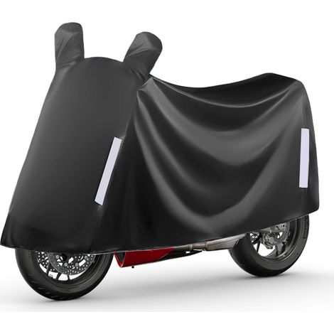 Housse De Moto De Haute Résistance - Imperméable De Haute Résistance Housse Moto Tout Terrain Protecteur Véhicule Électrique,pour Scooter Véhicule Électrique Hiver Garage Stockage (1/5)