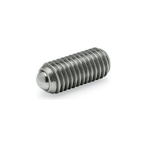 Ganter Norme Elements GN 615.3-KN - federnde Impression morceaux M3 avec six pans creux, argent, lot de 5
