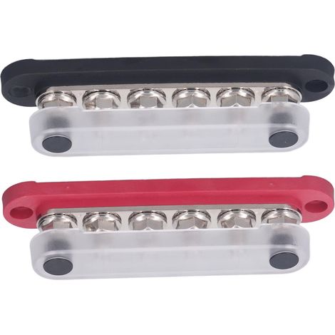 2 blocs de distribution d'alimentation marine 150A 300VAC 48VDC, bornier M6 avec capot pour voiture bateau (1/5)