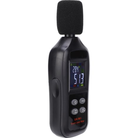 Sonomètre numérique portable UA961 avec écran LCD, détecteur de décibels et testeur de bruit 35-135 dB (1/5)