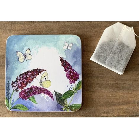 Posavasos C228 Mariposas y Buddleia