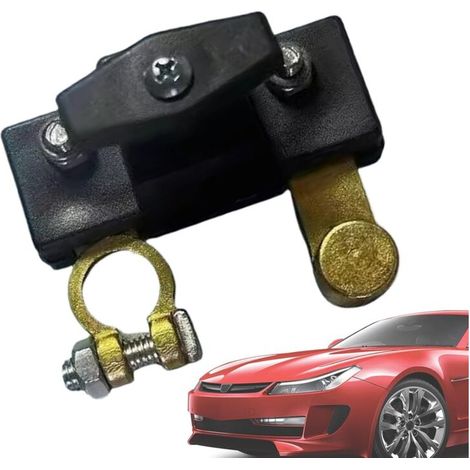Bouton d'arrêt de la batterie de voiture, bouton de déconnexion de la batterie - Bouton de déconnexion pour couper la batterie,Isolateur de coupure de batterie, coupure de courant de batterie (1/5)