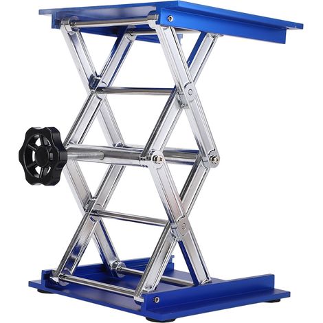 Support de plateforme élévatrice de laboratoire en oxyde d'aluminium pour ciseaux 200 x 200 x 340 mm (1/5)