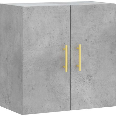 Maison Exclusive - Mobile a Parete Grigio Cemento 60x31x60 cm in Legno Multistrato (1/5)