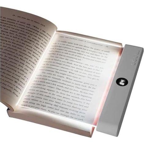 Lámpara de lectura plana,lámpara de lectura LED para mesita de noche,lámpara de lectura para libros,lámpara de lectura protectora (1/5)