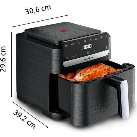 Moulinex Easy Fry Mega Compact , Friggitrice ad Aria XL Capacità 7.5L, design compatto, EZ8618 (1/5)