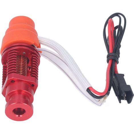 Kit de tête d'extrusion plaquée cuivre pour imprimante 3D, accessoires pour hotend, buse à haut débit de 0,4 mm (1/5)