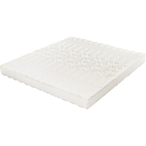 Matelas en mousse froide 140x200 cm, 7 zones de confort, hauteur 20 cm, H2 & H3, avec housse lavable et poignées (1/5)