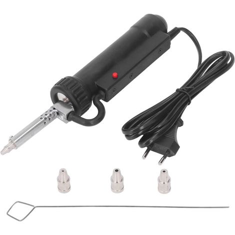 Pompe Dessoudante électrique Stylo Ventouse électrique Portable Soudeuse Étain Sucker Va-cuum Soldering, Outil de Suppression,noir (1/5)