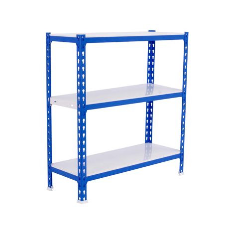 Simonrack Mensola leggera in metallo blu/bianco 3 posizioni (1/3)