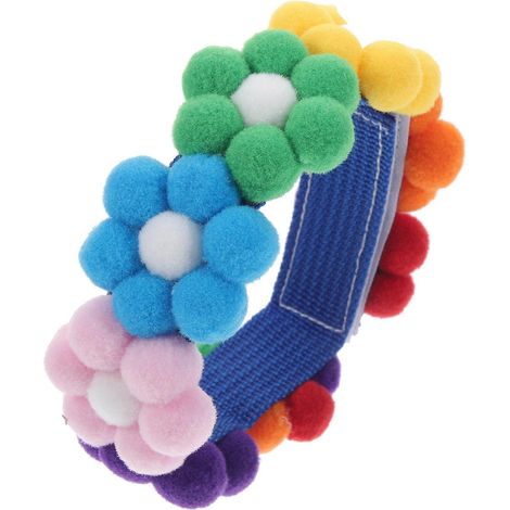 Hundehalsband, verstellbar, mit Blumenmuster (1/5)