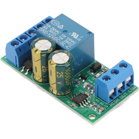 Module de contrôle du niveau d'eau, capteur de détection de liquide, panneau de relais de commande automatique 12 V pour aquarium (1/5)