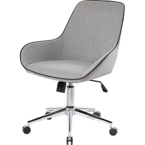 Silla con Ruedas - Sillón de Oficina Gris (1/3)