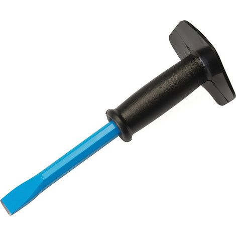 Burin plat - ciseau a froid avec pare coups 25 x 300 mm