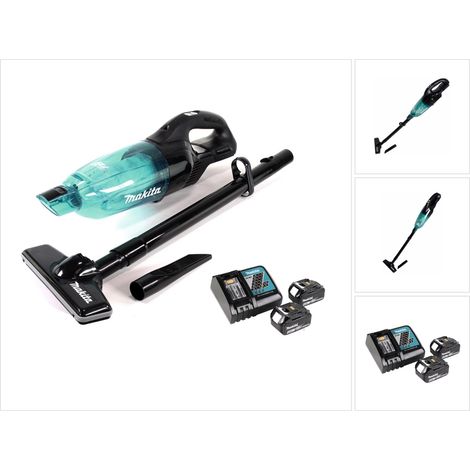Makita DCL281 FRMB Akku Staubsauger 18V + 2x Akku 4,0Ah + Ladegerät (1/5)