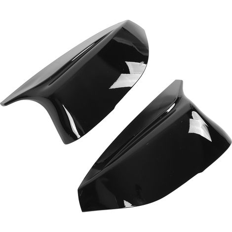 Set aus 2 Schutzhüllen für Außenspiegel, aus glänzend schwarzem ABS, für Infiniti Q50 Q50S (ab 2014). (1/5)