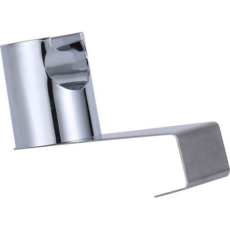 Support de douchette WC bidet en acier inoxydable ABS, finition nickel brossé, une position (1/5)
