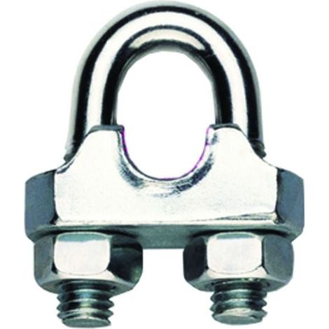 Morsetti a cavallotto in acciaio inox art.8416 - 10 pz