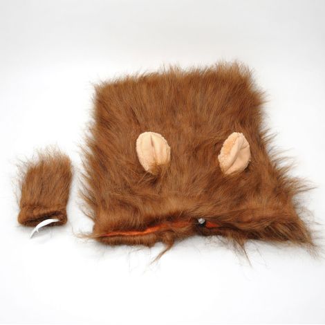 Déguisement lion pour animaux marron S x 3 modèle 34
