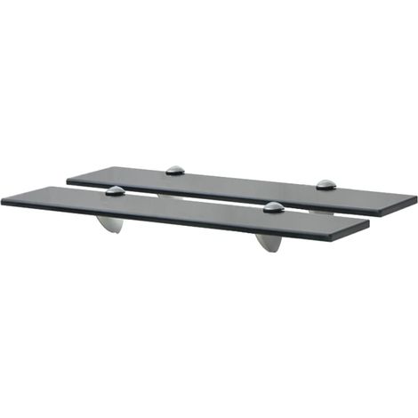 vidaXL Mensole Galleggianti 2 pz in Vetro 50x20 cm 8 mm