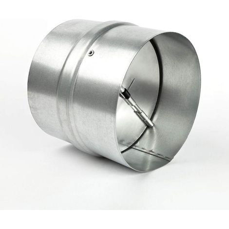 Raccord de Ventilation en Inox 201 - Connecteur de Gaine Circulaire Ø 150 mm pour Tube et Conduit - Raccordement Sans Soudure (1/5)