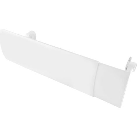 Ortviai Déflecteur d’air pour climatiseur mural – réglable, 58–104 cm, en PP/PVC blanc
