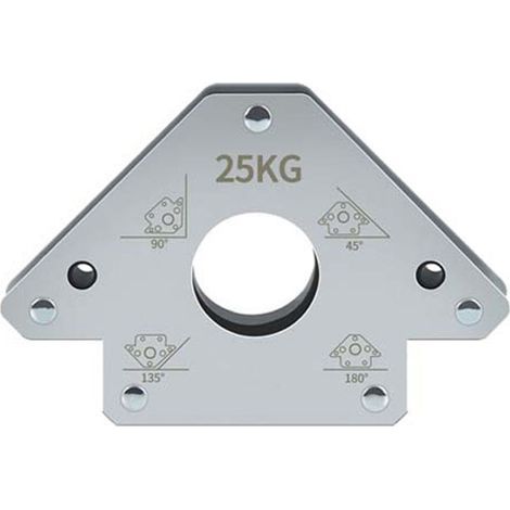 Outils auxiliaires de soudage électrique 25 kg, porte-outil de positionnement magnétique, fixateur multi-angle à angle oblique droit pour support de montage de tuyaux 45 ° 90 ° 135 ° 180 ° (1/5)