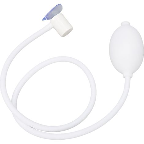 Tube de rinçage pour baignoire de siège, flexible de bidet, sprayer pour soin post-partum et hémorroïdes, blanc, 1 pièce. (1/5)