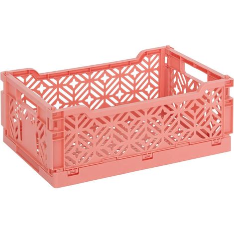 Cagette Pliante Empilable "Arry" 31cm Terracotta