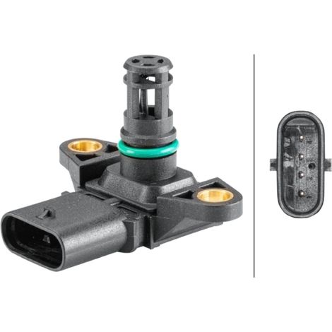 Capteur, pression de suralimentation Hella 6PP 358 152-381 BMW 13 62 7 599 042