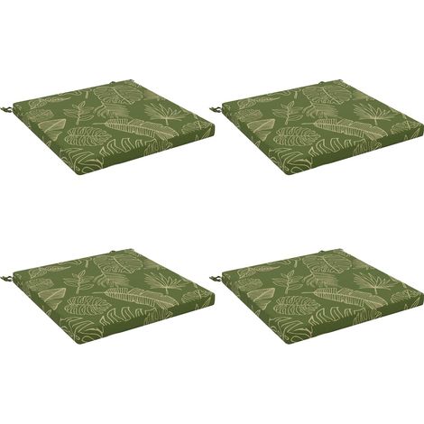 Coussins de siège 4 pièces SOEST 4 pc 100 % polyester vidaXL