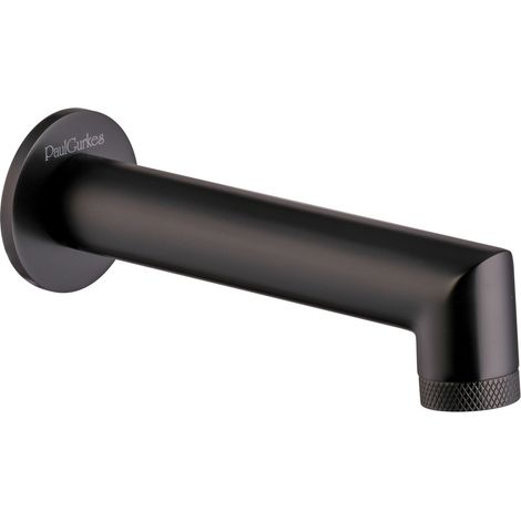 PaulGurkes Robinet de baignoire Noir Mat Série NOX
