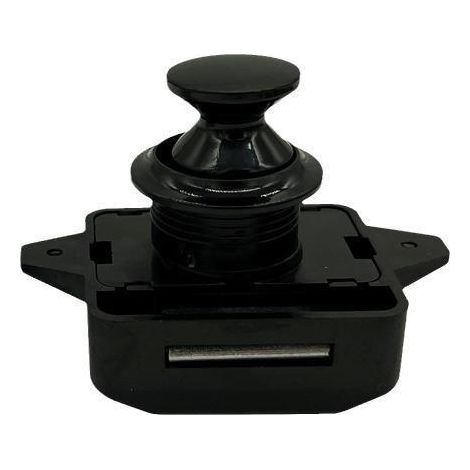 Lot de 2 Bouton Poussoir Verrou Armoire Loquet Sans Clé, Loquet à Bouton Poussoir Ajustement 15-18mm épaisseur Bateau Van Yacht (1/5)
