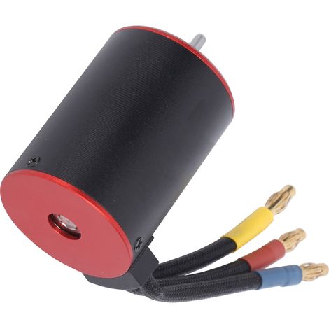 Moteur brushless étanche RC 3650 2300KV à 4 pôles avec fiche banane 4 mm pour pièces de mise à niveau de voitures RC 1/10 (1/5)