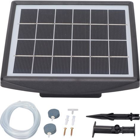 Pompe solaire submersible pour fontaine à eau, installation facile pour abreuvoir à oiseaux, bassin à poissons, étang de jardin, moteur sans balais silencieux, démarrage rapide. (1/5)