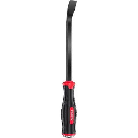 OUDISI Outil de démolition multifonction 10 en 1 en acier avec tournevislevierembouts hexagonauxarrache-clous et ciseaunoir et rouge (1/5)