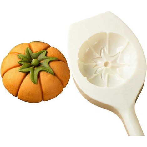 Moule à mooncakes traditionnel, emporte-pièce pour pâtisseries à la citrouille, tampon à biscuits, ustensile de pâtisserie pour gâteaux de lune. (1/4)