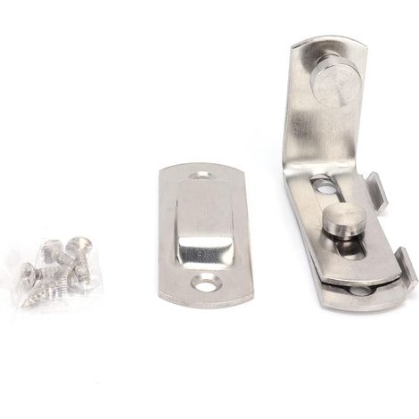 Boucle de verrouillage porte grange en acier inoxydable (1/5)