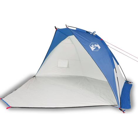 vidaXL Tienda de playa 185T poliéster azul celeste 268x223x125 cm (1/2)