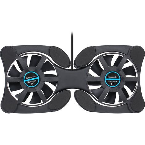 Mini tapis de refroidissement portable pliable USB à double ventilateur pour-AquaForge (1/5)