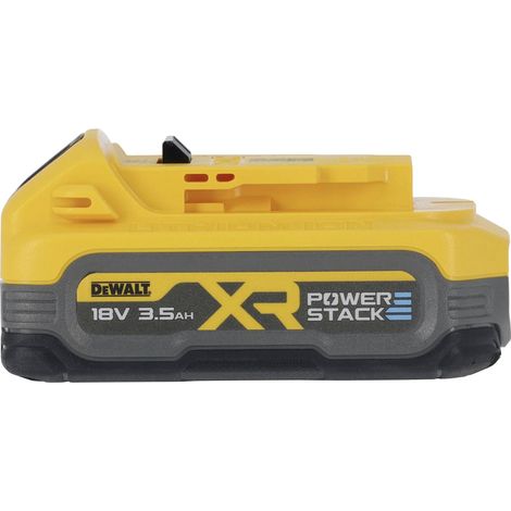 Dewalt – Batterie Powerstack 18 V 3,5 Ah XR Li-Ion – Technologie Pouch pour puissance accrue – Indicateur de charge LED – Compatible avec outils XR (1/5)