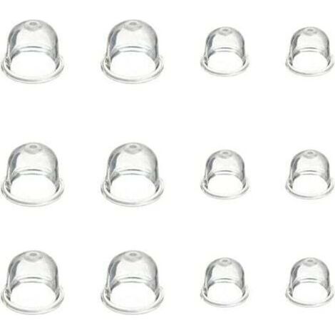 12 Pieces Carburetor Primer Pump Bulb 19mm and 22mm Primer Bulb Carburetor Accessories for Brushcutter Chainsaw Blower Lawnmower